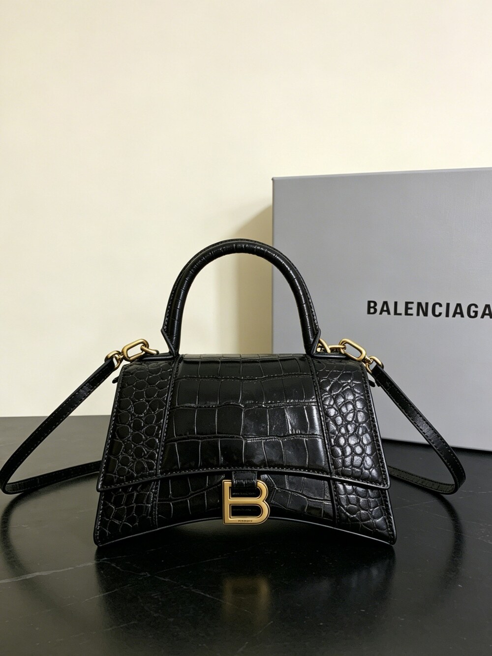 Balenciaga Hourglass Small Top Handle Bag